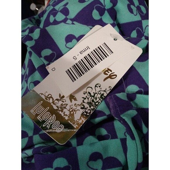 NWT Lularoe Women's Small Minnie Mouse Blue Irma Tee - Picture 3 of 5